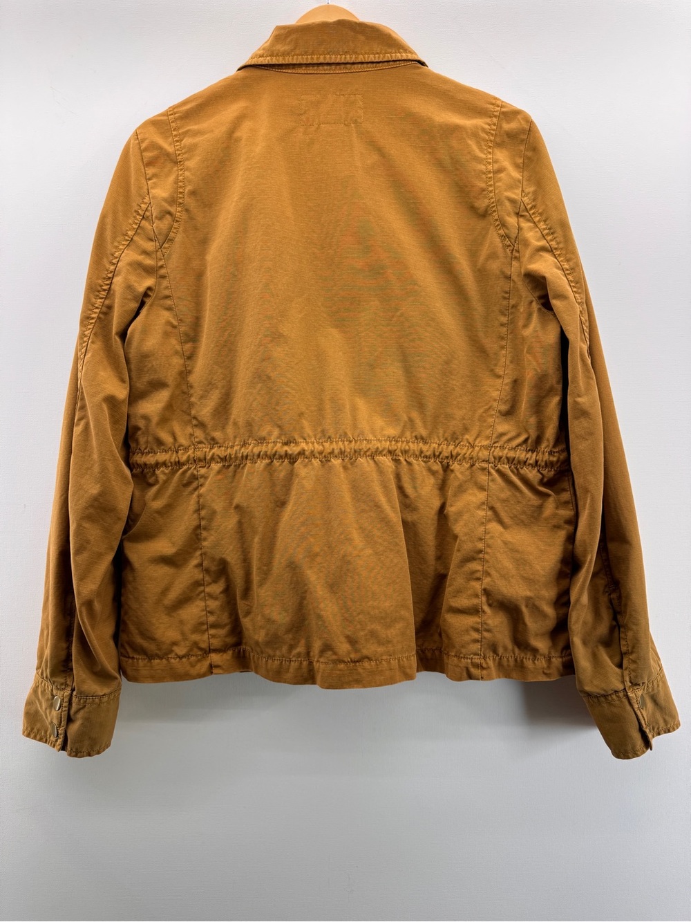 J. Crew Classic Twill Chino Utility Jacket Camel Tan Size Large Safari Preppy - Picture 2 of 10
